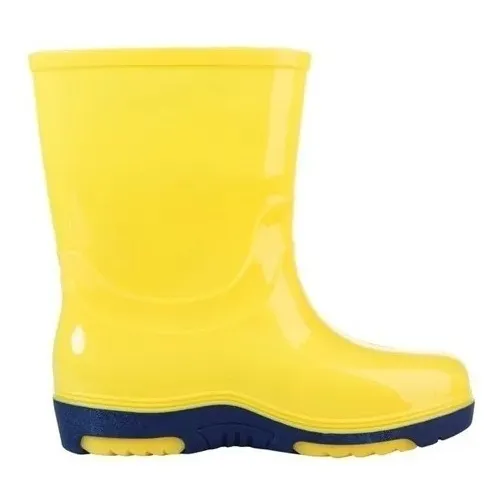 Bota De Lluvia Para Niños Urbana De Pvc En Varios Colores 