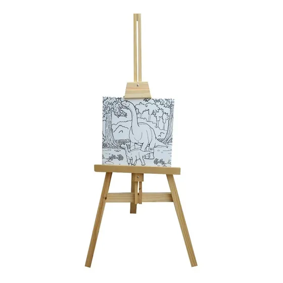 Atril De Madera + Cuadro Para Pintar