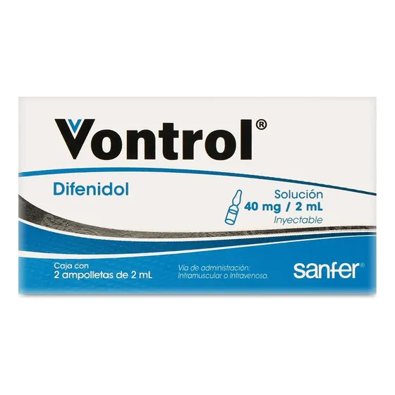 Vontrol Inyectable 2 Ampolletas 40mg/2ml
