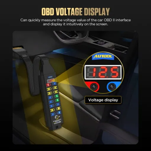 Breakout Caja Protectora Led Display Obd2 Autool Probador