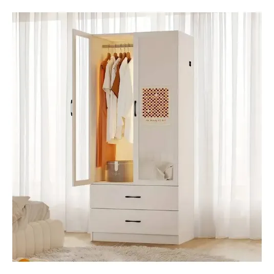 Ropero Nacion Muebles Clasico Color Blanco