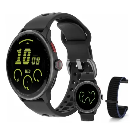 Relógio Inteligente Fb050 Amoled 3atm Sport Gps Tatuagem Preto 1 1#