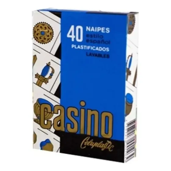 Cartas Casino Naipes Española Mazo De 40 Plastificadas Truco