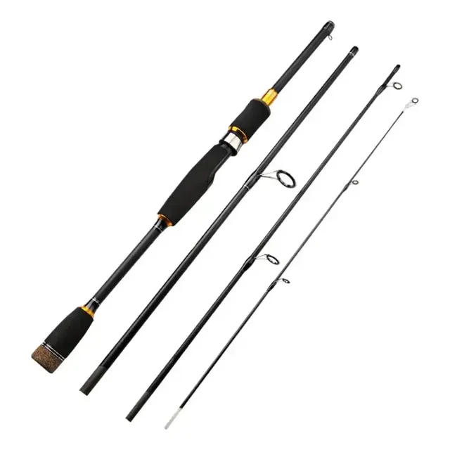 Cañas De Pesca Spinning Fibra De Carbono 1,80 Y 2,10 Mts
