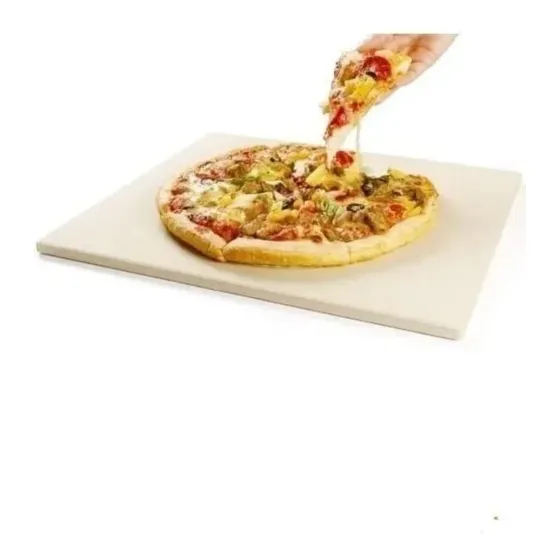 Placa Refractaria 42x42x1.6cm Para Horno Pizza A La Piedra