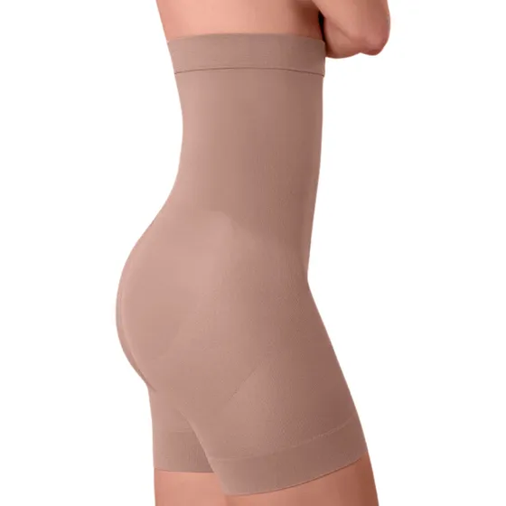 Short Modelador Lupo Bermuda Cós Alto Não Enrola C/ Abertura