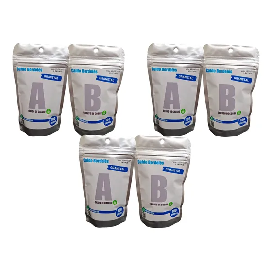 Kit 3 Caldo Bordelés (a-b) Granetal (fungicida-bactericida)