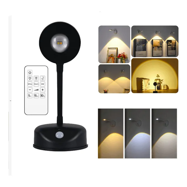 Lámpara Luz Led Recargable Con Sensor De Movimiento De Pared