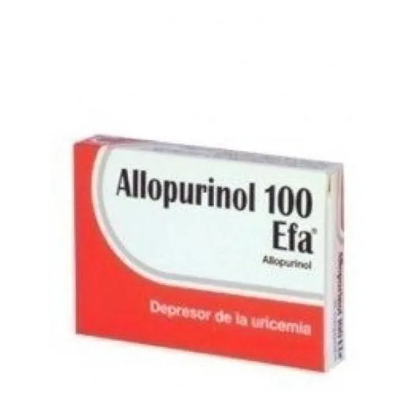 Allopurinol Efa 100mg X 50 Comprimidos
