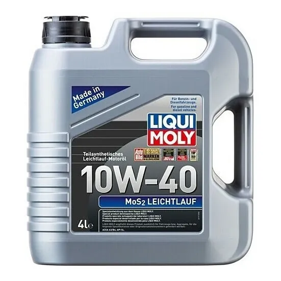 Aceite para motor Liqui Moly semi-sintético 10W-40 para auto/camioneta de 1 unidad x 4L