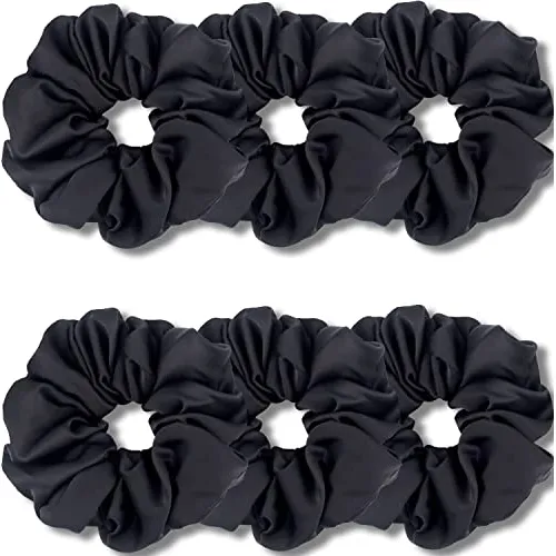 Ivaryss Big Scrunchies Para Mujer Cabello Grueso, Wj6kt