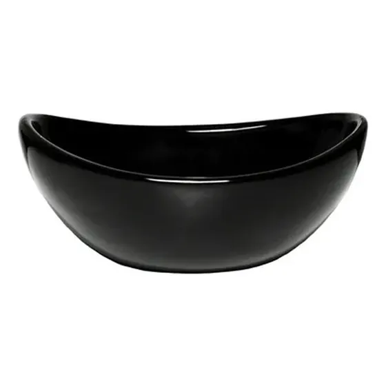 Bacha Negra Apoyo Luna Loza Redonda Minimalista Daccord Color Negro