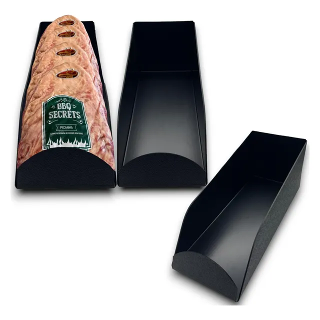 Kit Com 8 Expositor De Peças Embaladas Vácuo Picanha Carne 