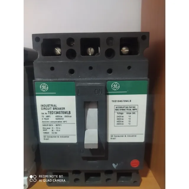 Breaker Trifasico 50amp General Electric 3x50 Ted 3x70 3x60