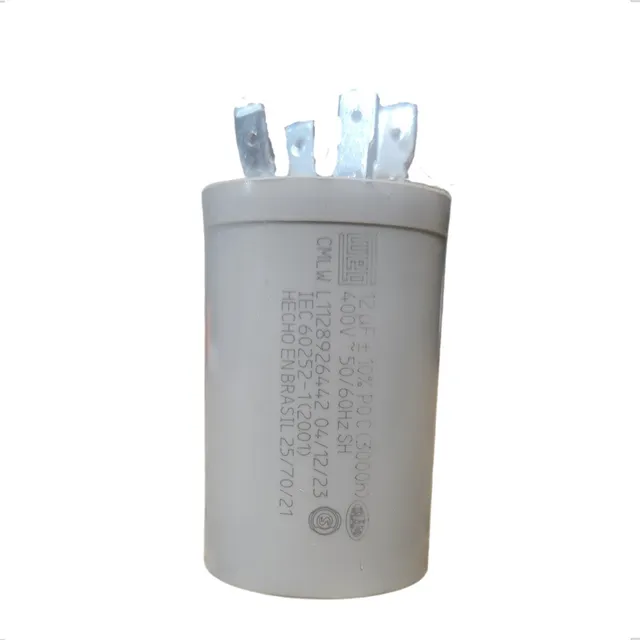 Capacitor 12uf 400v Partida Em Máquina E Tanquinho