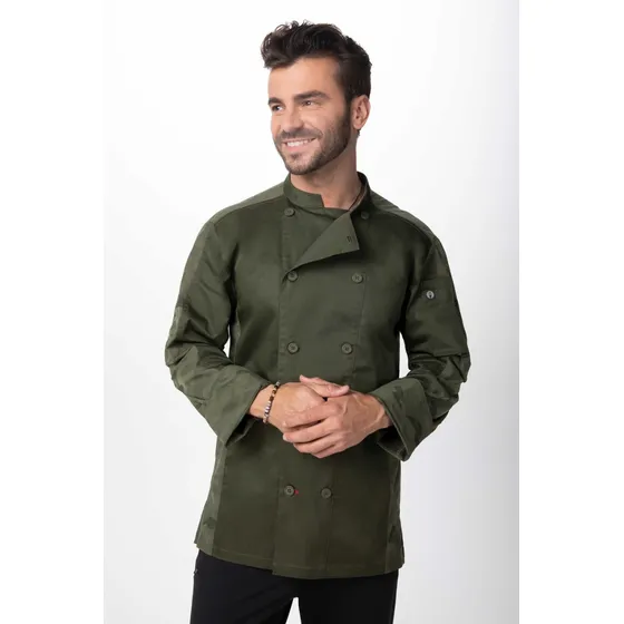 Filipina Chef Works Modelo Mojave Verde Militar (caballero)