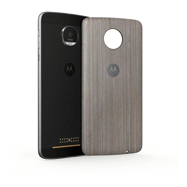 Moto Snap Style Shell Madeira Bamboo Moto Z Z2 Z3 Z4 Novo