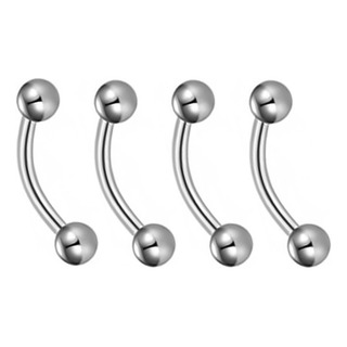 Piercing Ceja Frenillo Labio Antihelix 14mm X 3mm 16g 4 Pz Piercing Ceja Frenillo Labio Antihelix 14mm X 3mm 16g 4 Pz