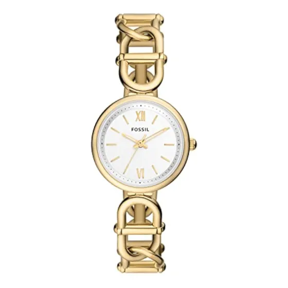 Fossil Reloj Carlie Quartz De Acero Inoxidable Con