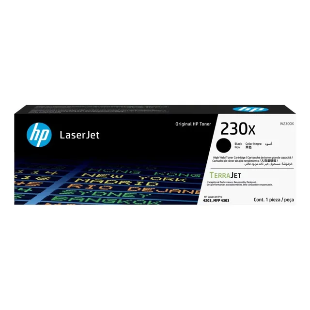 Kit 4 Toner H P 230x W2300x W2301x W2302x W2303x Originales Negro