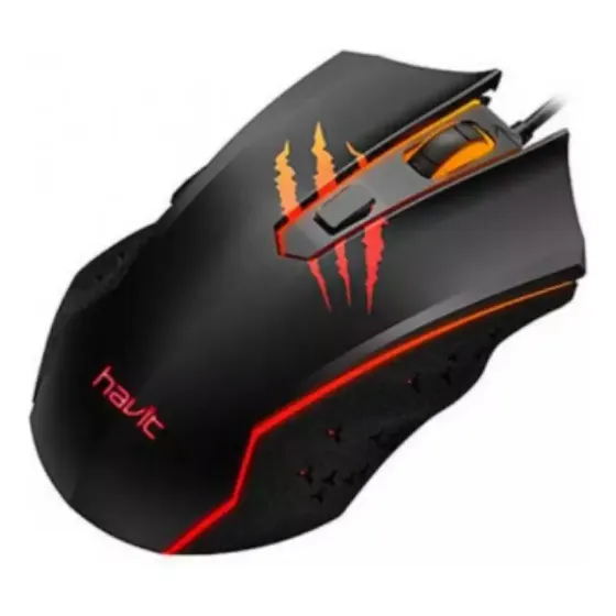 Mouse Gaming, Led, Negro Havit Ms1027