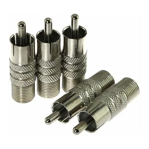 Outstanding Adaptador Cable Coaxial Rca Dama Tipo 5 Unidade