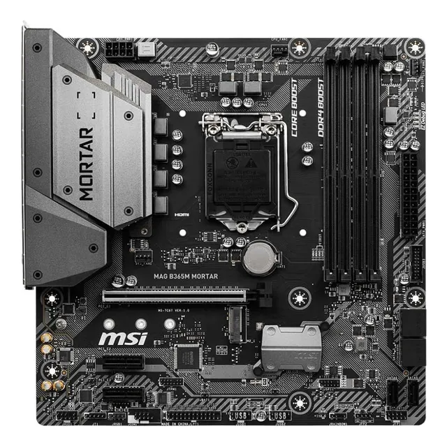 Msi Mag B365 Mortar Placa Madre Micro Atx Lga 1151 Ddr4