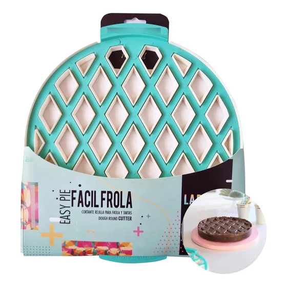 Cortante Rejilla Para Pastafrola Facil Frola La Botica X1u Color Celeste