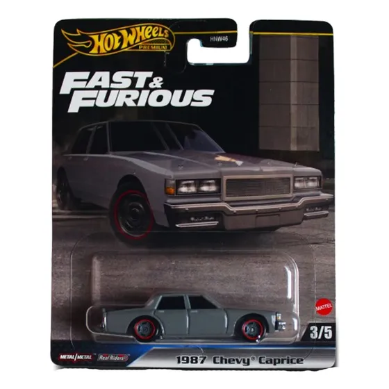 Hot Wheels Premium 2024 Rápido Y Furioso 1987 Chevy Caprice Color Gris