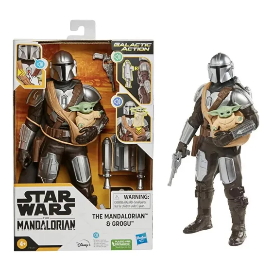 The Mandalorian & Grogu Star Wars Hasbro 30 Cm Con Sonidos