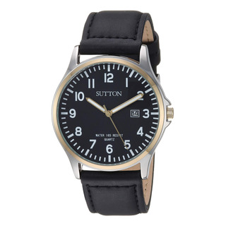 Reloj De Pulsera Hombre Sutton Su/5015bktt Correa Cuero Reloj De Pulsera Hombre Sutton Su/5015bktt Correa Cuero