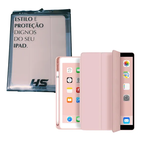 Capa Para iPad 5ª E 6ª Geração 9.7pol Com Suporte P/ Caneta