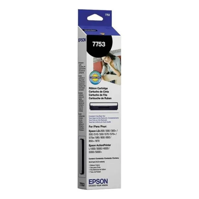 Cinta Epson 7753 Original Para Lq 500 / 570 / 870 / Nueva