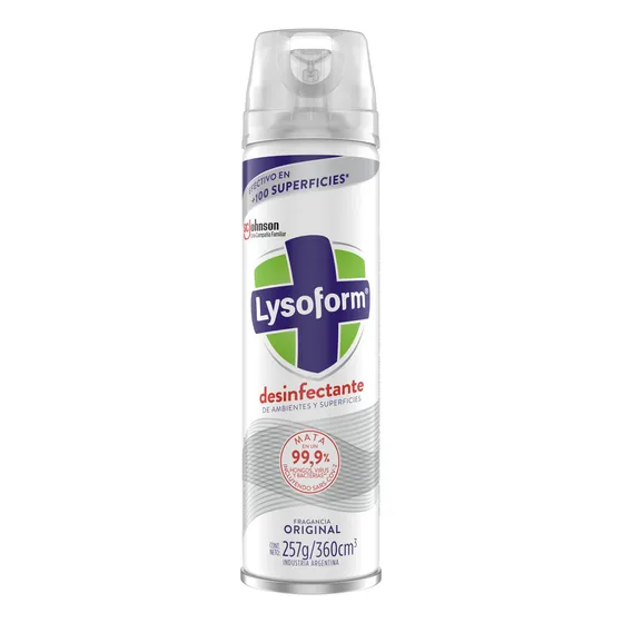 Lysoform Desinfectante De Amb. Y Superficie Original 360 Cc