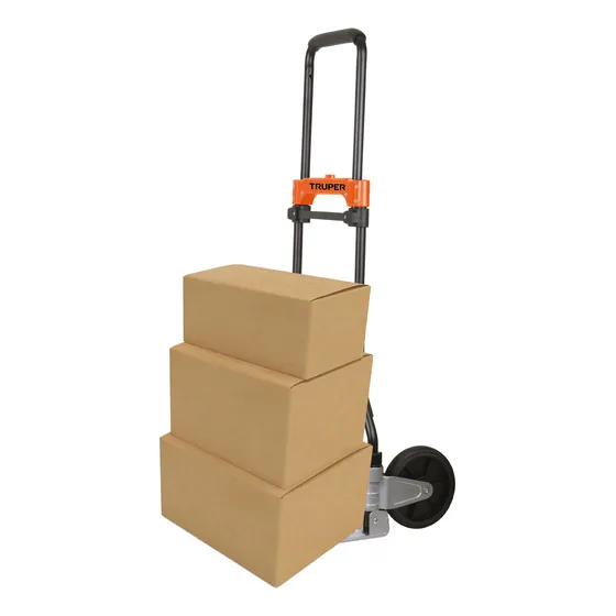 Diablito De Carga, Plegable, Acero Y Aluminio, 120kg, Truper