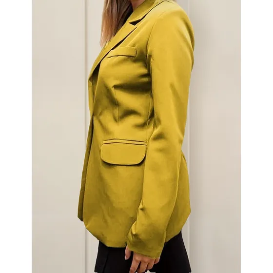 Blazer Saco Mujer Forrado Tela Sastrería