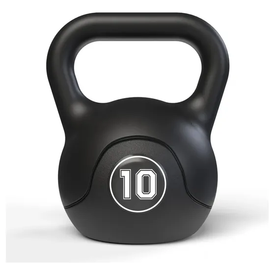 Pesa Rusa Kettlebell Frc 10kg Entrenamiento Crossfit Fitness Color Negro