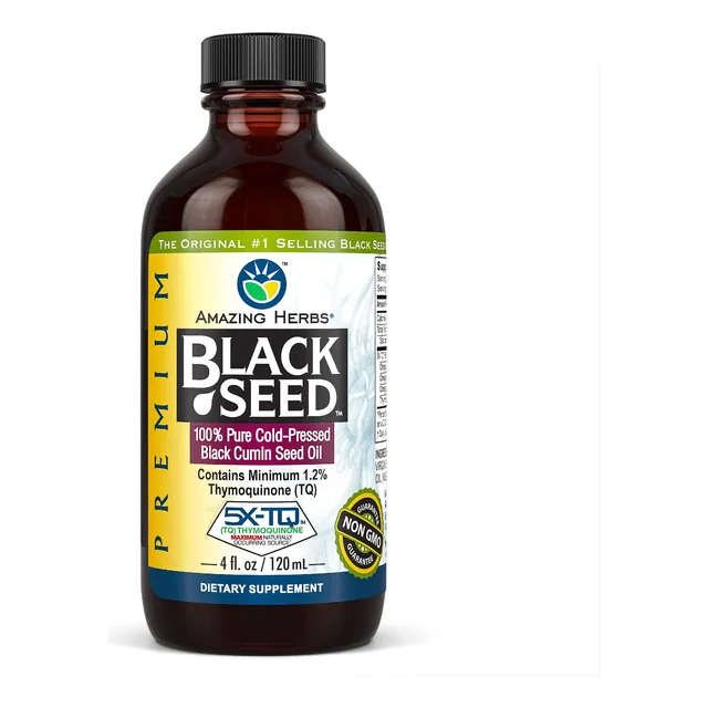 Aceite De Semillas Negras Premium Supplement Amazing Herbs,