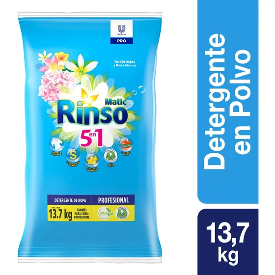 Rinso Detergente En Polvo 13.7 Kg Lavanderia Y Hogar