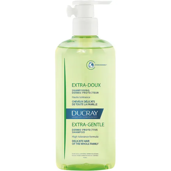 Shampoo Ducray Extra Doux en frasco de 400mL por 1 unidad