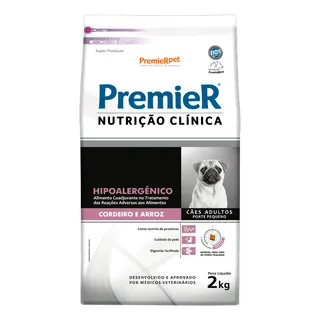 Ração Premier ClĂnica HipoalergĂȘnico CĂŁes De Pequeno Porte Cordeiro E Arroz 2kg Ração Premier ClĂnica HipoalergĂȘnico CĂŁes De Pequeno Porte Cordeiro E Arroz 2kg
