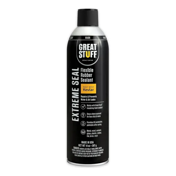 Great Stuff  Extreme Seal Sellador De Goma Flexible Aerosol