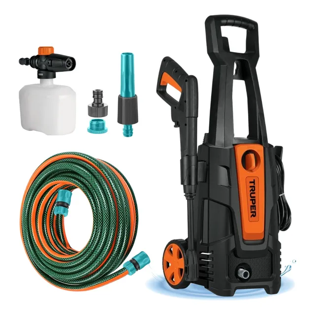 Hidrolavadora Alta Presion 1800 Psi Con Manguera 10m Truper