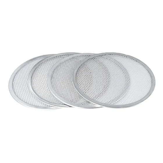 Pantalla Pizza Redonda Gadget Cocina Malla Aluminio Para Red