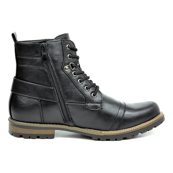 Botas Militares Zapatos Caballeros Bruno Marc Motocicleta