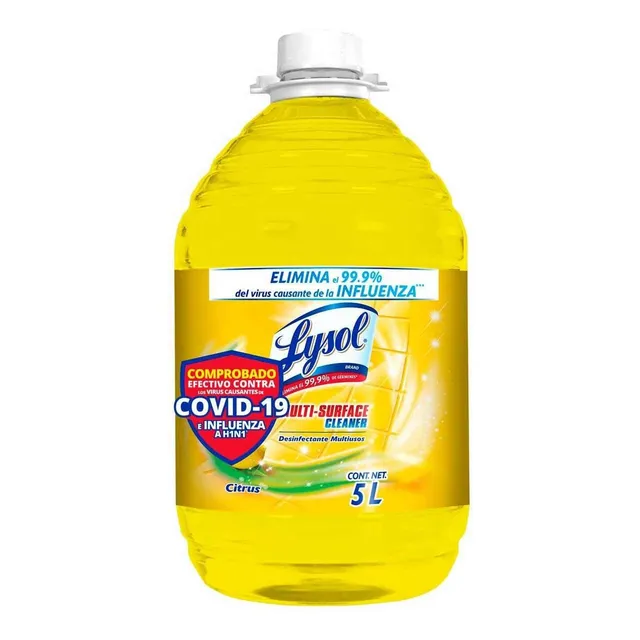 Desinfectante de Superficies Líquido Lysol Citrus 5L