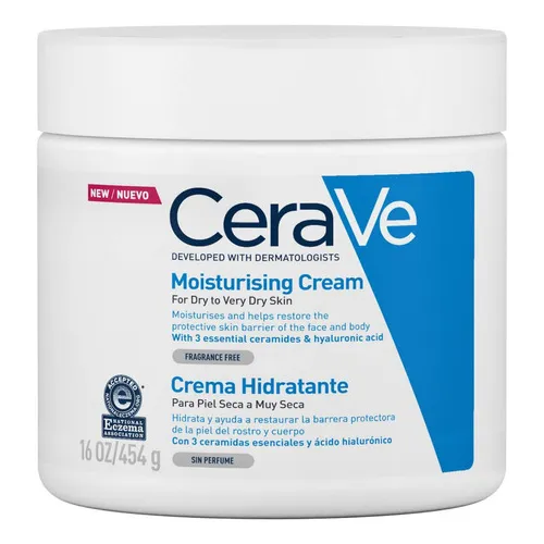 Crema Hidratante Cerave Para Piel Seca A Muy Seca 454g
