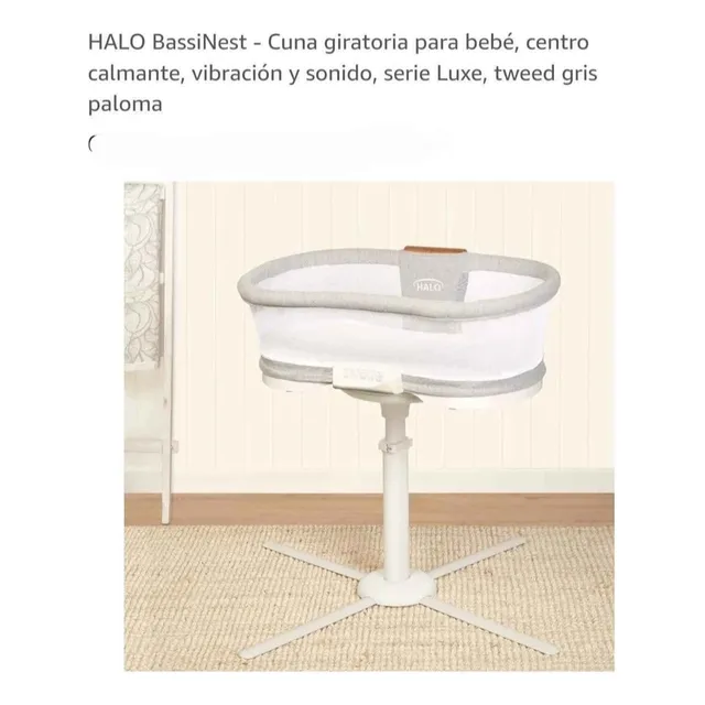 Cuna Moisés Para Bebe Centro Calmante.giratorio.vibracion