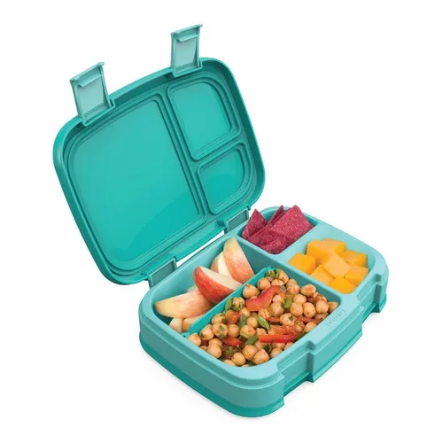 Bentgo Fresh Lonchera Antiderrames 3 O 4 Compartimentos Color Aqua