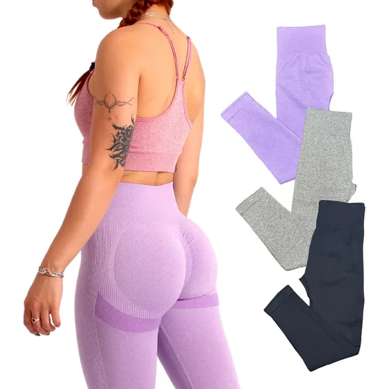 Pack X3 Calzas Deportivas Levanta Glúteo Dama